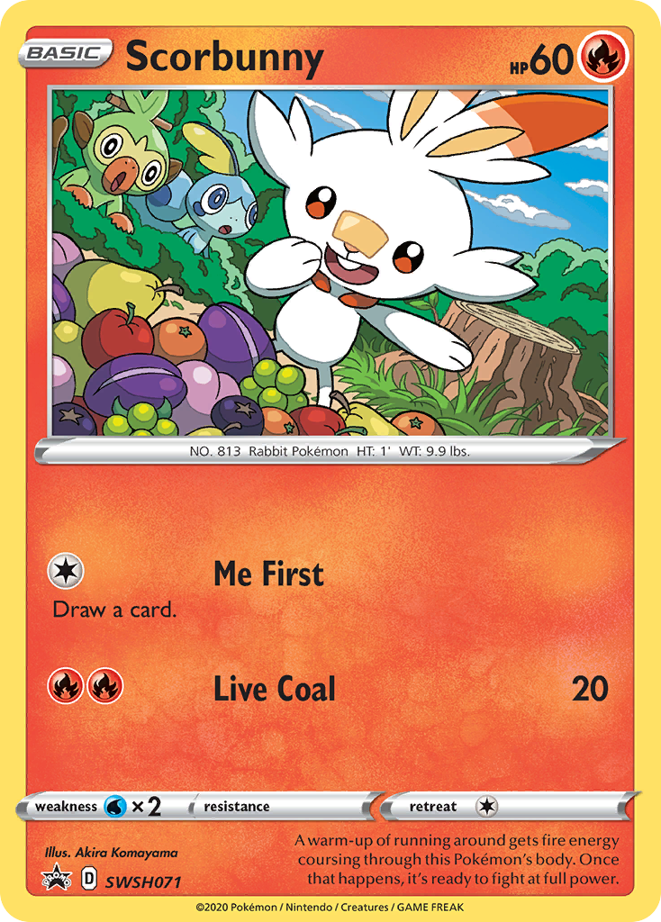 Scorbunny (SWSH071) [Sword & Shield: Black Star Promos] | Exor Games Bridgewater