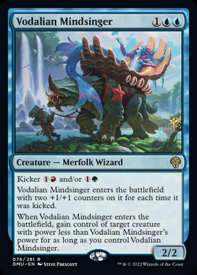 Vodalian Mindsinger (Promo Pack) [Dominaria United Promos] | Exor Games Bridgewater