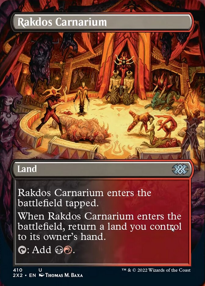 Rakdos Carnarium (Borderless Alternate Art) [Double Masters 2022] | Exor Games Bridgewater