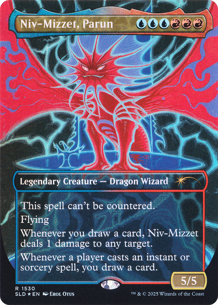 Niv-Mizzet, Parun (Rainbow Foil) [Secret Lair Drop Series] | Exor Games Bridgewater