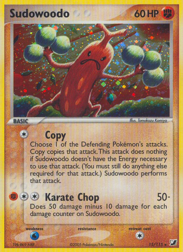 Sudowoodo (15/115) [EX: Unseen Forces] | Exor Games Bridgewater