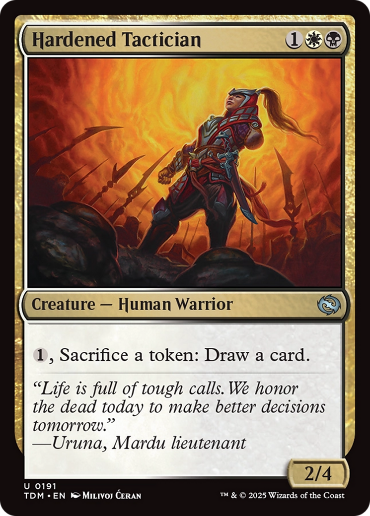 Hardened Tactician [Tarkir: Dragonstorm] | Exor Games Bridgewater