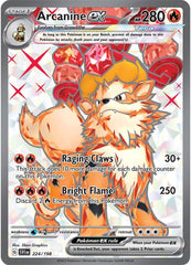 Arcanine ex (224/198) [Scarlet & Violet: Base Set] | Exor Games Bridgewater