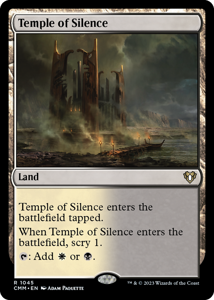 Temple of Silence [Commander Masters] | Exor Games Bridgewater