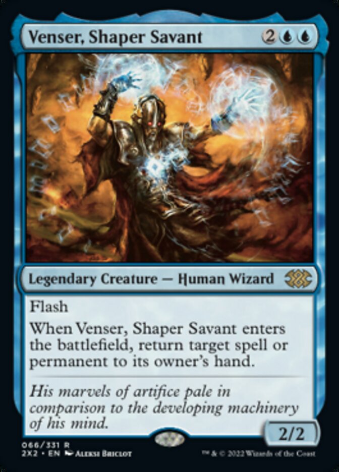 Venser, Shaper Savant [Double Masters 2022] | Exor Games Bridgewater