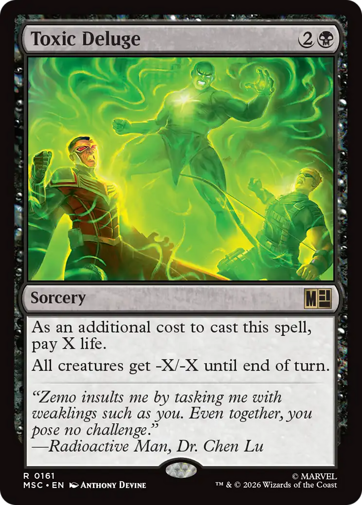 Toxic Deluge (Surge Foil) [Marvel Super Heroes Commander] | Exor Games Bridgewater