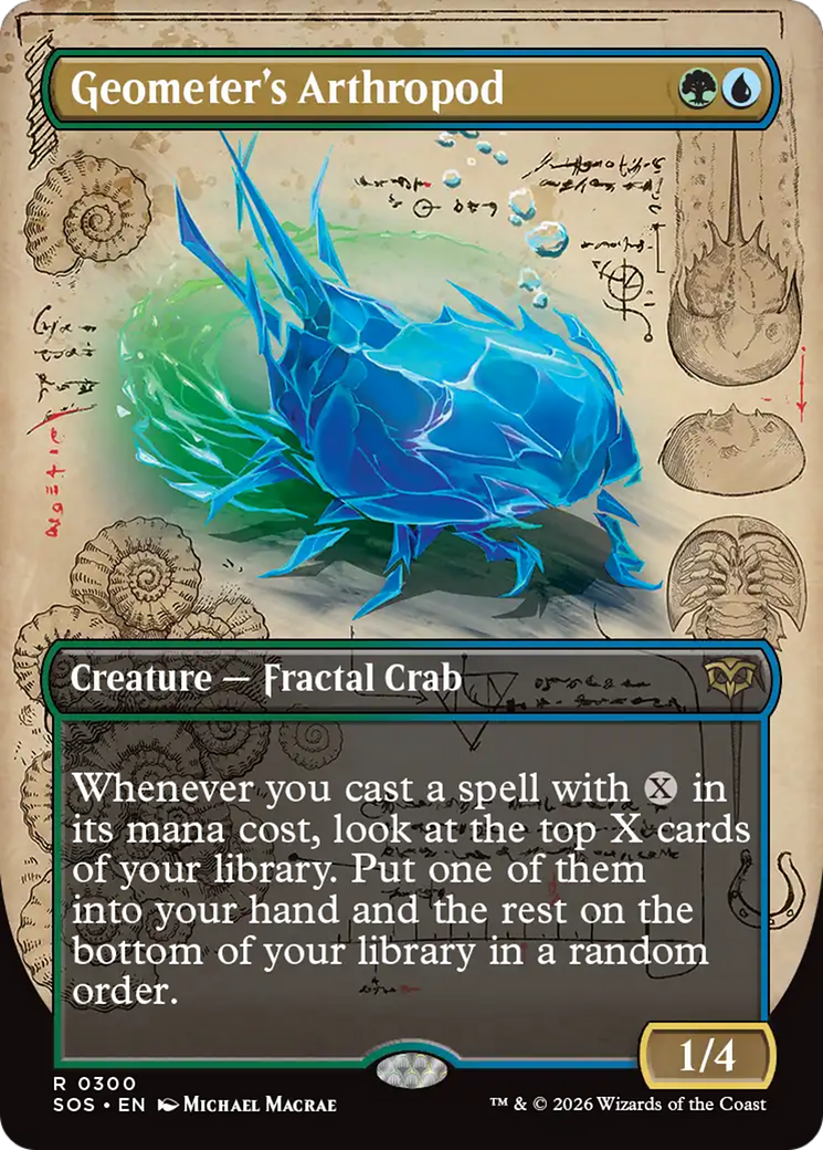 Geometer's Arthropod (Borderless) [Secrets of Strixhaven] | Exor Games Bridgewater