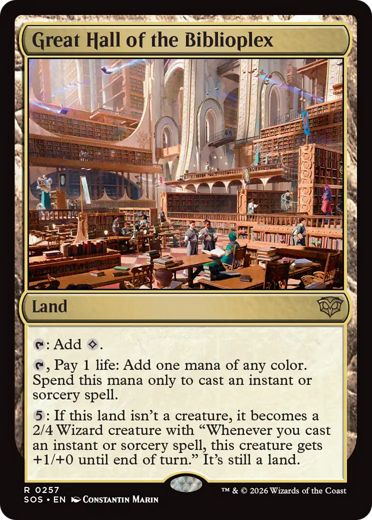 Great Hall of the Biblioplex [Secrets of Strixhaven] | Exor Games Bridgewater