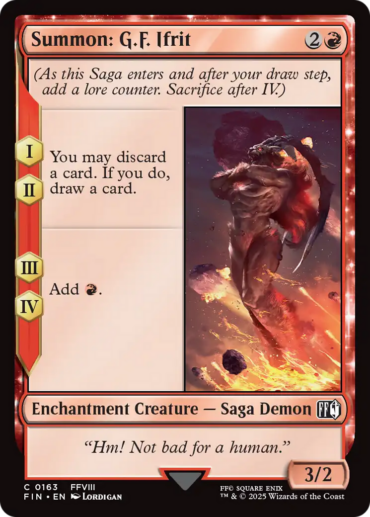 Summon: G.F. Ifrit [FINAL FANTASY] | Exor Games Bridgewater