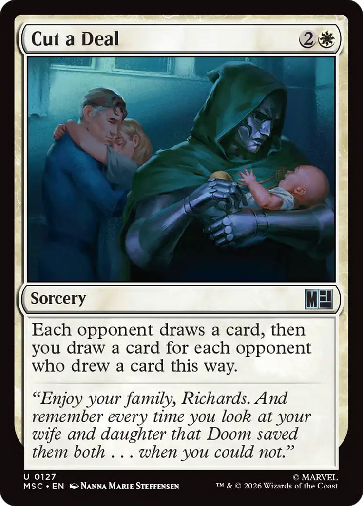 Cut a Deal (Surge Foil) [Marvel Super Heroes Commander] | Exor Games Bridgewater