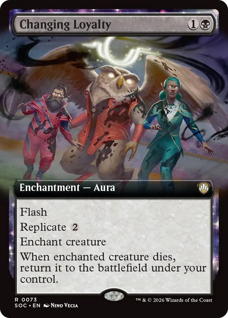 Changing Loyalty (Extended Art) [Secrets of Strixhaven Commander] | Exor Games Bridgewater