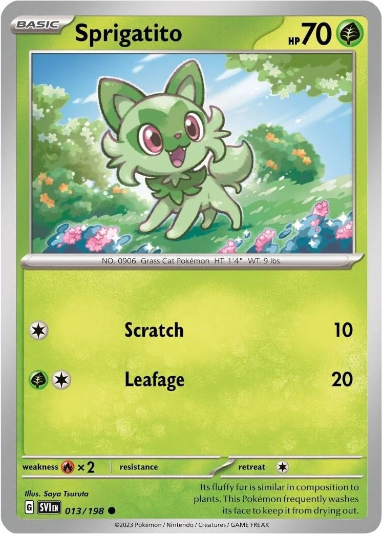 Sprigatito (013/198) (Paldea Collection) [Scarlet & Violet: Base Set] | Exor Games Bridgewater