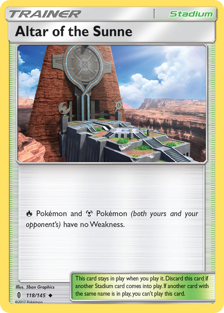 Altar of the Sunne (118/145) [Sun & Moon: Guardians Rising] | Exor Games Bridgewater