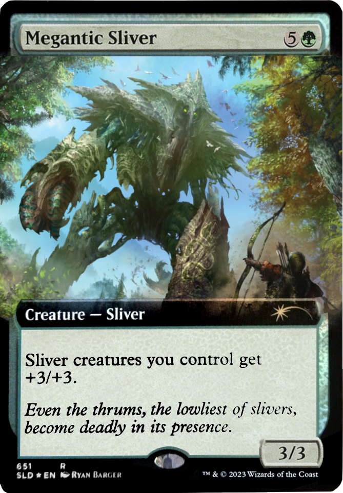 Megantic Sliver (Extended Art) [Secret Lair Drop Promos] | Exor Games Bridgewater