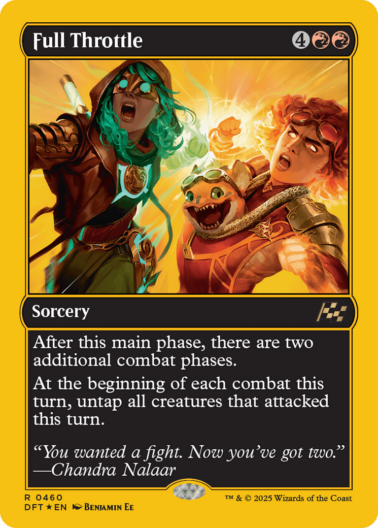 Full Throttle (First-Place Foil) [Aetherdrift] | Exor Games Bridgewater