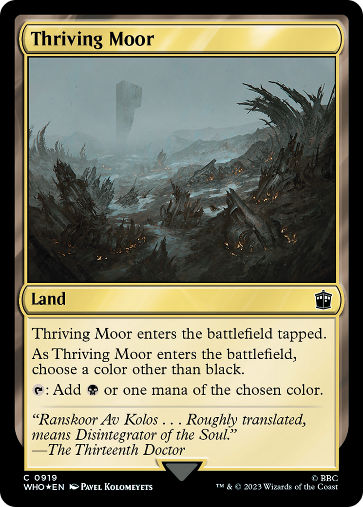 Thriving Moor (Surge Foil) [Doctor Who] | Exor Games Bridgewater