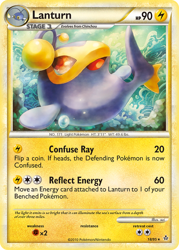 Lanturn (18/95) [HeartGold & SoulSilver: Unleashed] | Exor Games Bridgewater