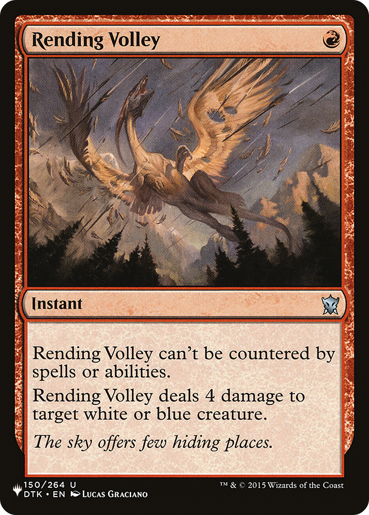 Rending Volley [The List Reprints] | Exor Games Bridgewater