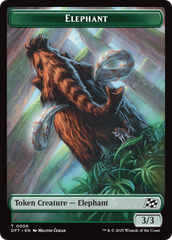 Insect // Elephant Double-Sided Token [Aetherdrift Tokens] | Exor Games Bridgewater