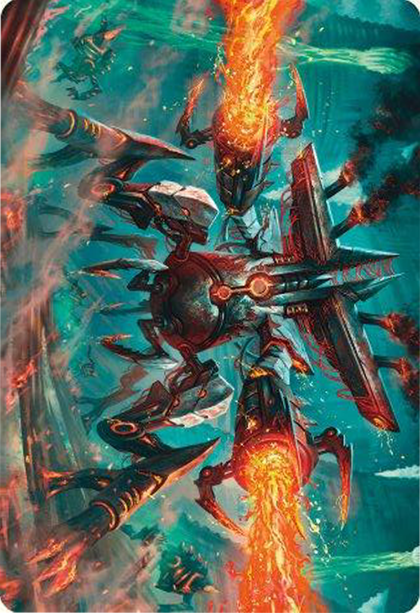 Exterminator Magmarch Art Card [Modern Horizons 3 Art Series] | Exor Games Bridgewater