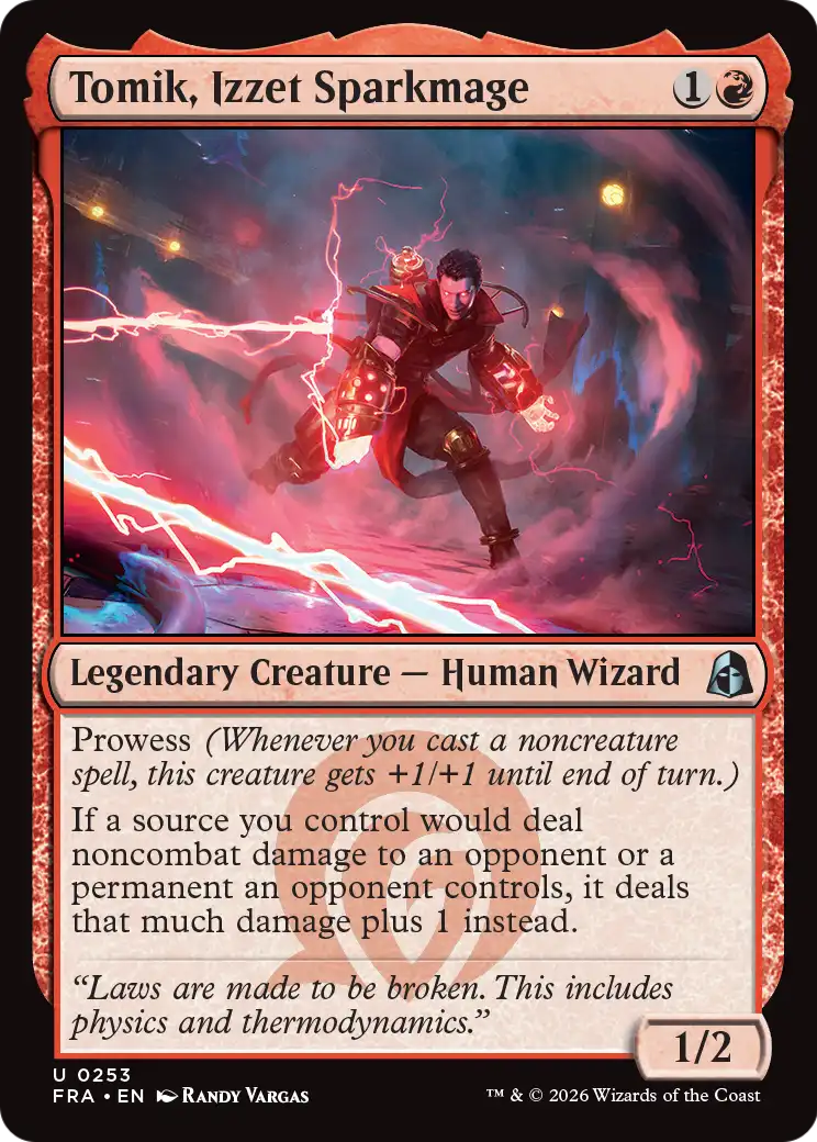 Tomik, Izzet Sparkmage [Reality Fracture] | Exor Games Bridgewater