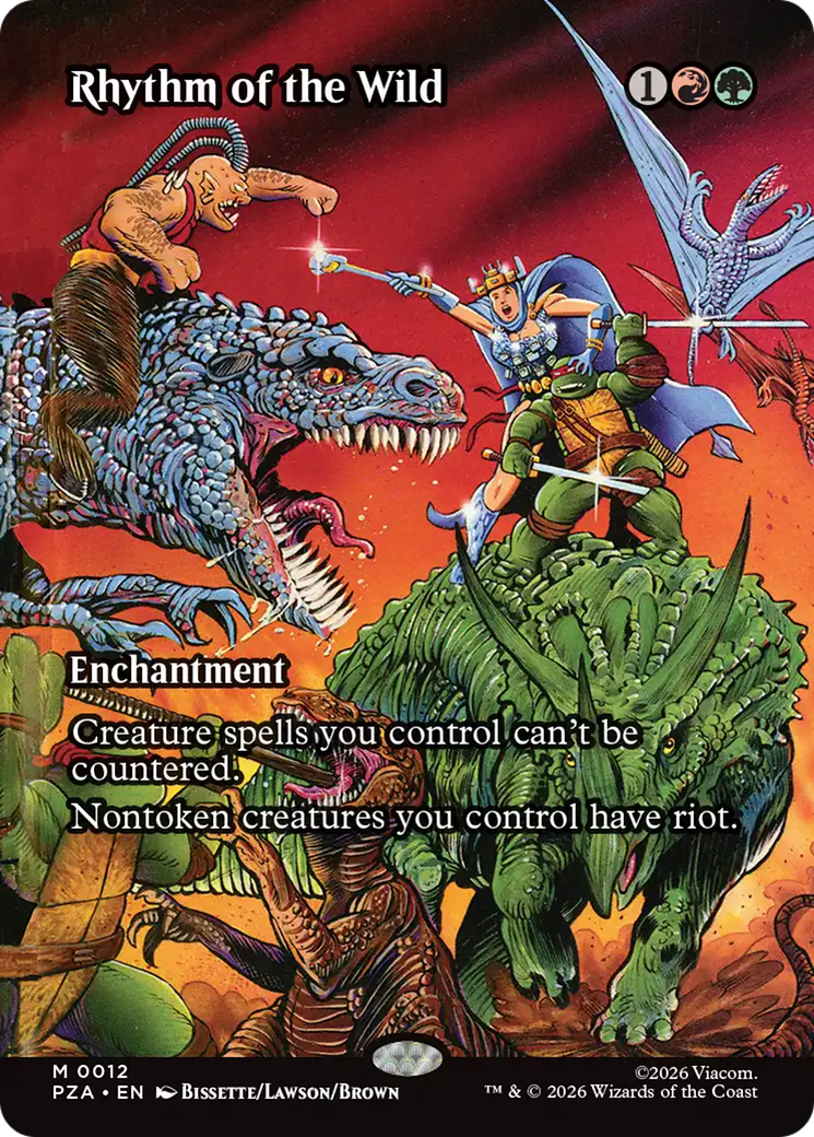Rhythm of the Wild (Borderless) [Teenage Mutant Ninja Turtles Eternal-Legal] | Exor Games Bridgewater