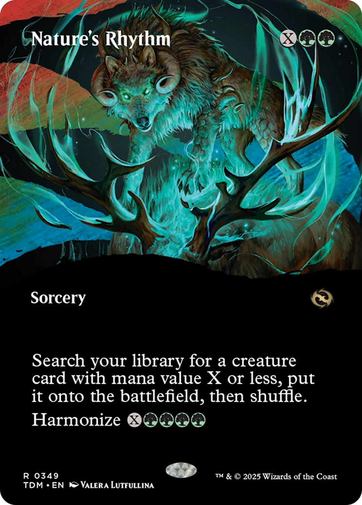 Nature's Rhythm (Borderless) [Tarkir: Dragonstorm] | Exor Games Bridgewater