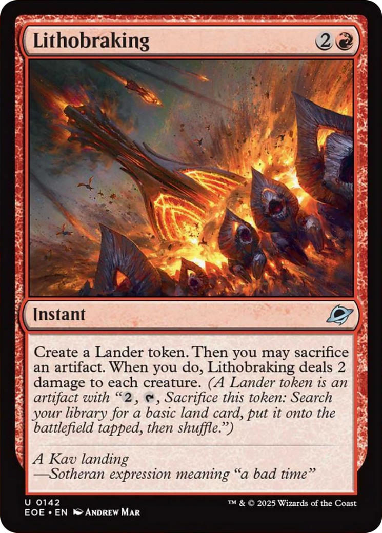 Lithobraking [Edge of Eternities] | Exor Games Bridgewater