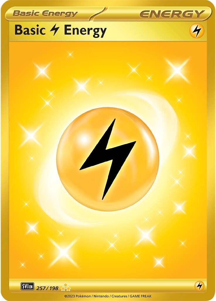 Lightning Energy (257/198) [Scarlet & Violet: Base Set] | Exor Games Bridgewater