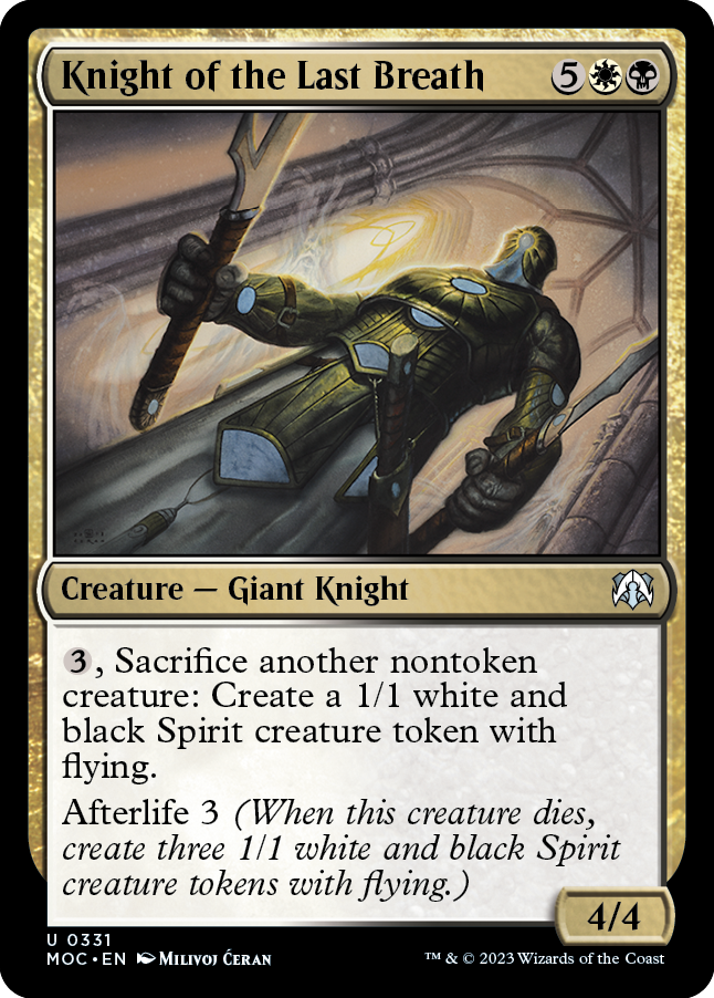 Knight of the Last Breath [March of the Machine Commander] | Exor Games Bridgewater