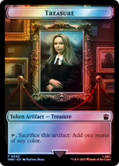 Fish // Treasure (0060) Double-Sided Token (Surge Foil) [Doctor Who Tokens] | Exor Games Bridgewater