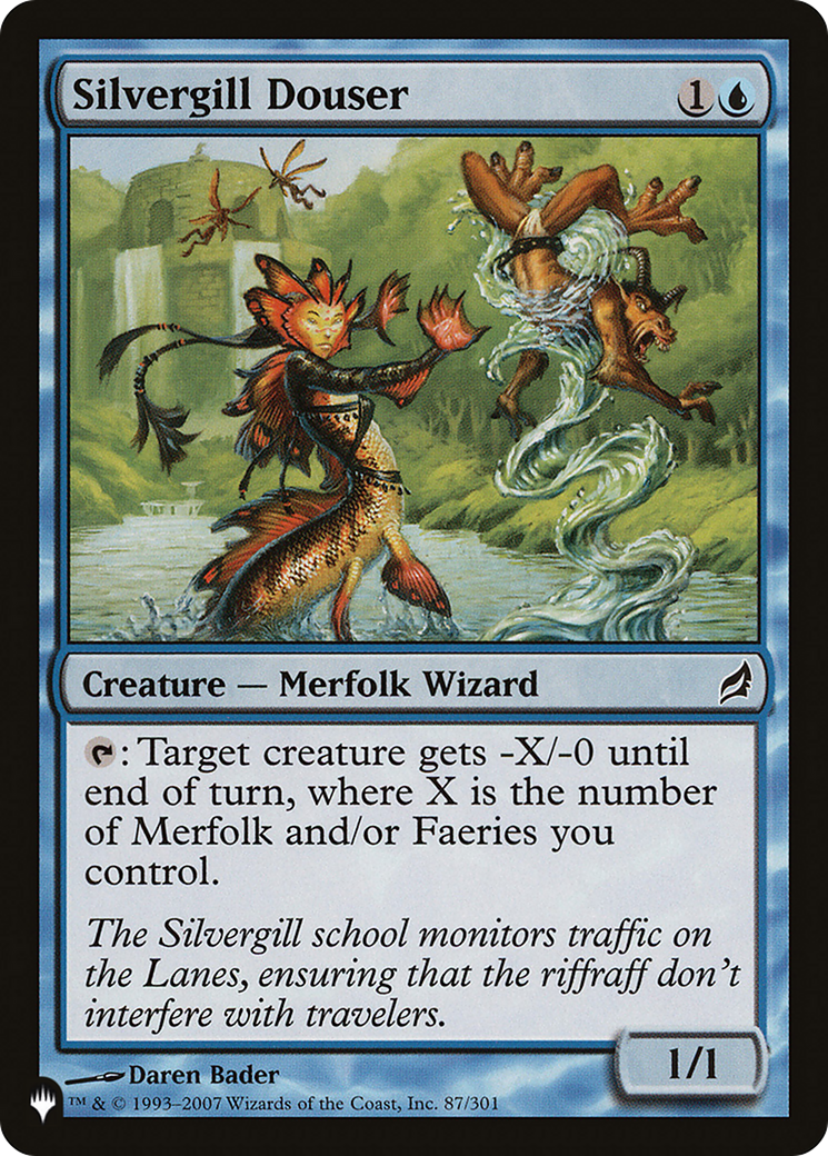 Silvergill Douser [The List] | Exor Games Bridgewater