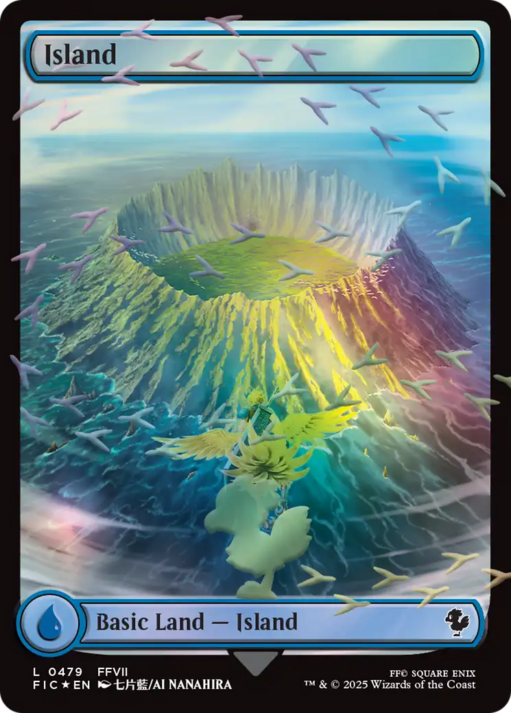 Island (Chocobo Track Foil) [FINAL FANTASY Commander] | Exor Games Bridgewater