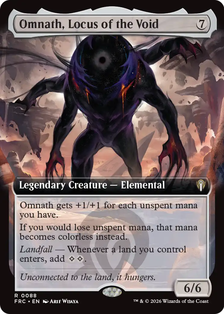 Omnath, Locus of the Void (Extended Art) [Reality Fracture Commander] | Exor Games Bridgewater