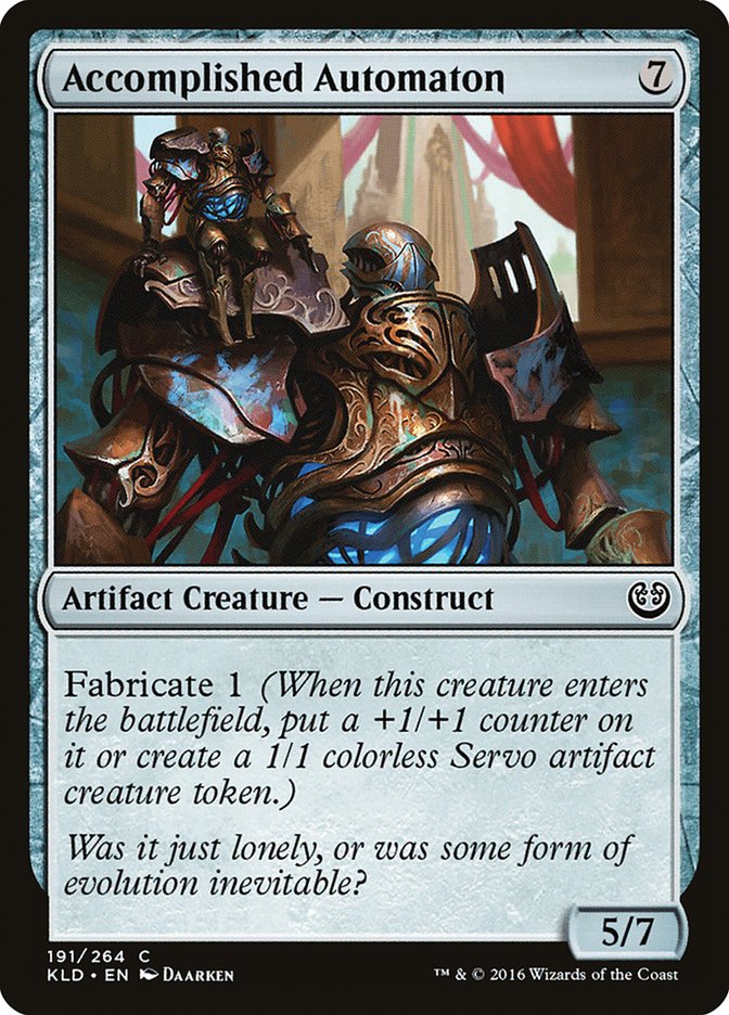 Accomplished Automaton [Kaladesh] | Exor Games Bridgewater