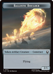 Ballistic Boulder // Food (0019) Double-Sided Token [Avatar: The Last Airbender Tokens] | Exor Games Bridgewater