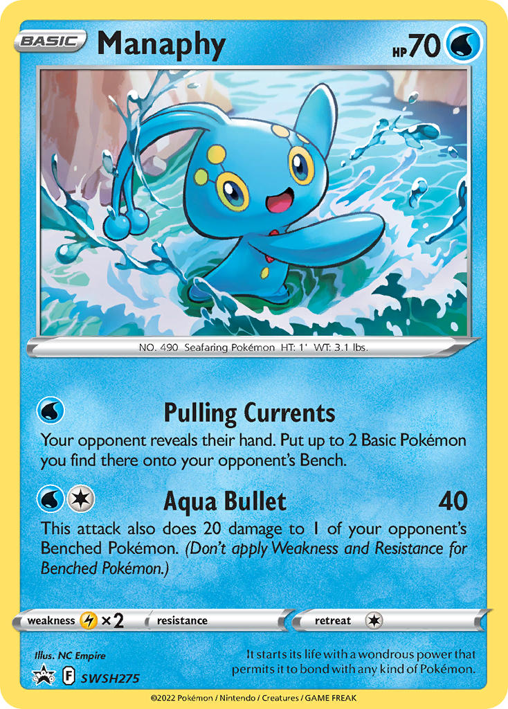 Manaphy (SWSH275) [Sword & Shield: Black Star Promos] | Exor Games Bridgewater