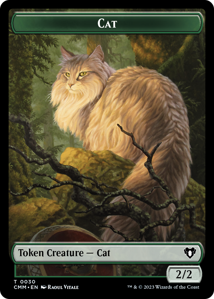 Cat Token (30) [Commander Masters Tokens] | Exor Games Bridgewater