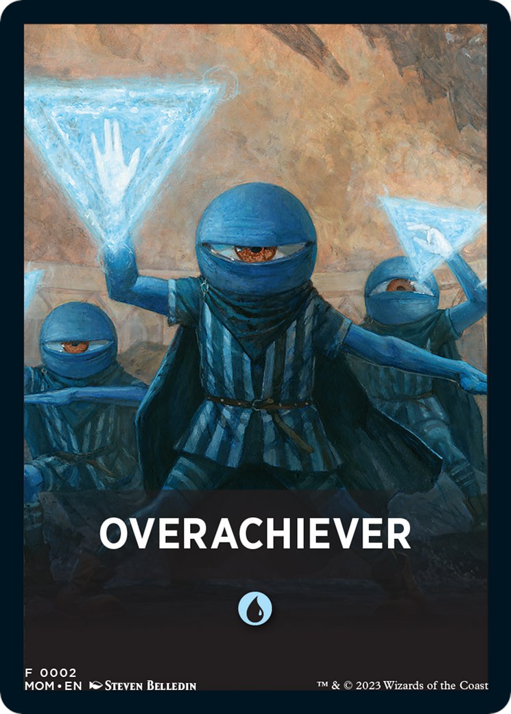 Overachiever Theme Card [March of the Machine Tokens] | Exor Games Bridgewater