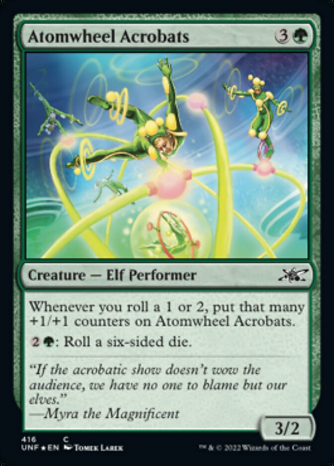 Atomwheel Acrobats (Galaxy Foil) [Unfinity] | Exor Games Bridgewater