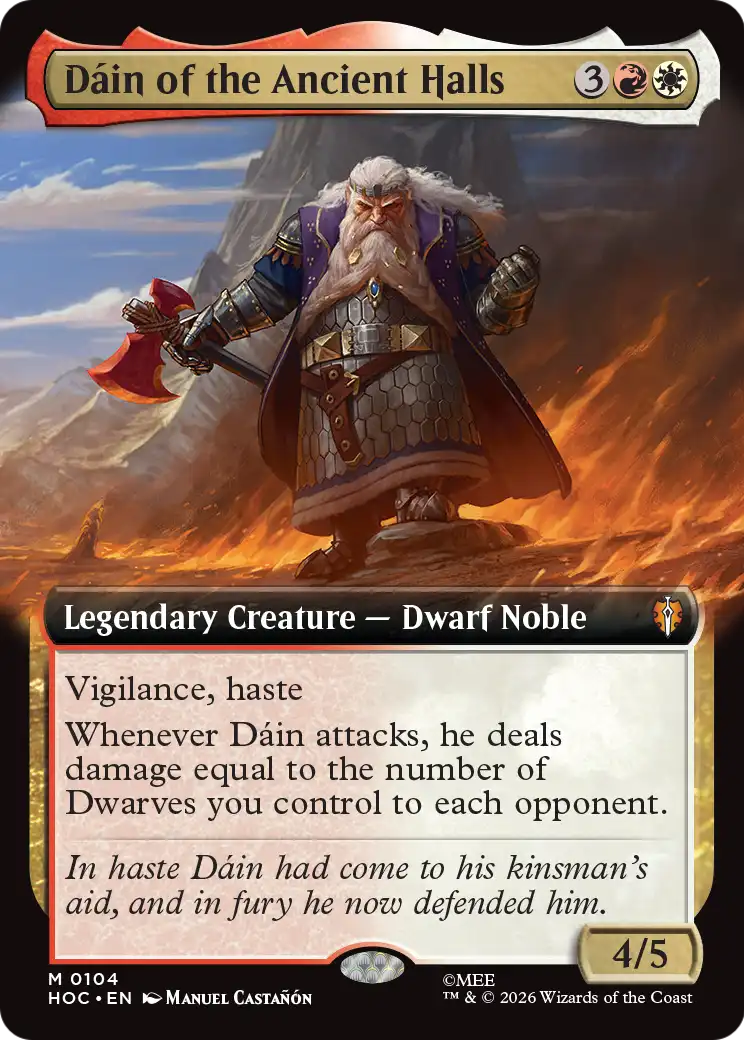 Dain of the Ancient Halls (Extended Art) [The Hobbit: Eternal-Legal] | Exor Games Bridgewater