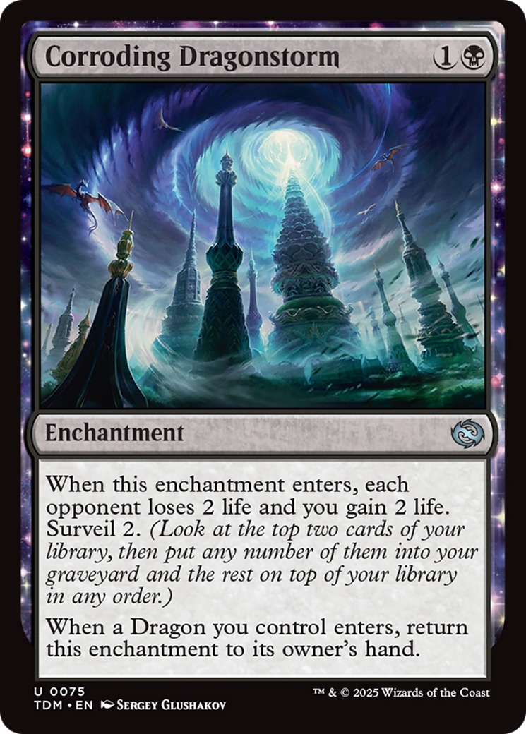 Corroding Dragonstorm [Tarkir: Dragonstorm] | Exor Games Bridgewater