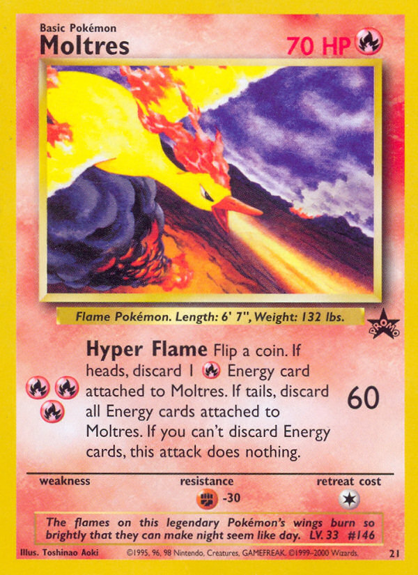 Moltres (21) [Wizards of the Coast: Black Star Promos] | Exor Games Bridgewater