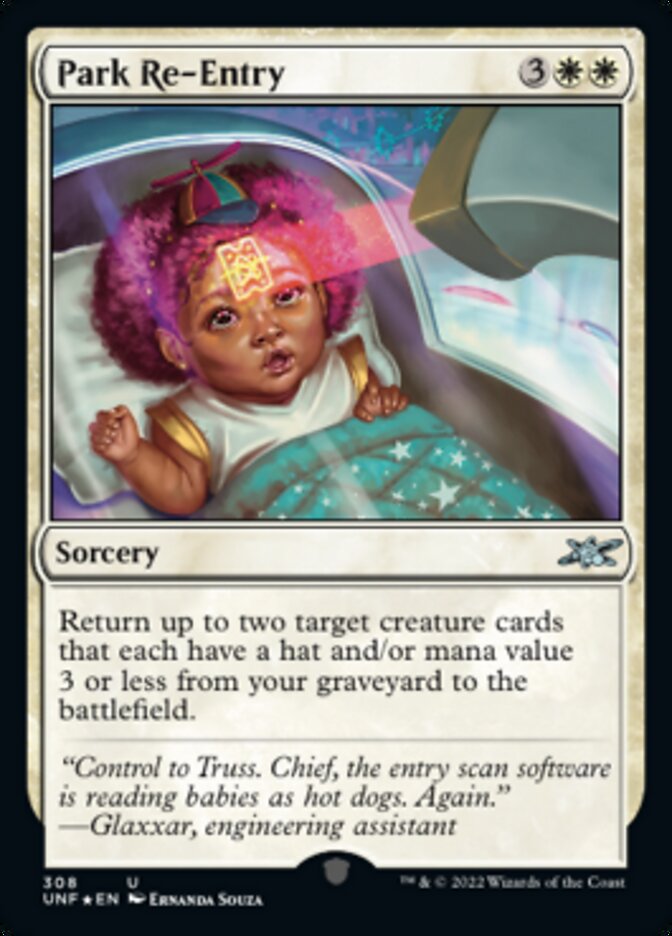 Park Re-Entry (Galaxy Foil) [Unfinity] | Exor Games Bridgewater