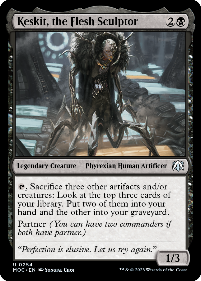 Keskit, the Flesh Sculptor [March of the Machine Commander] | Exor Games Bridgewater
