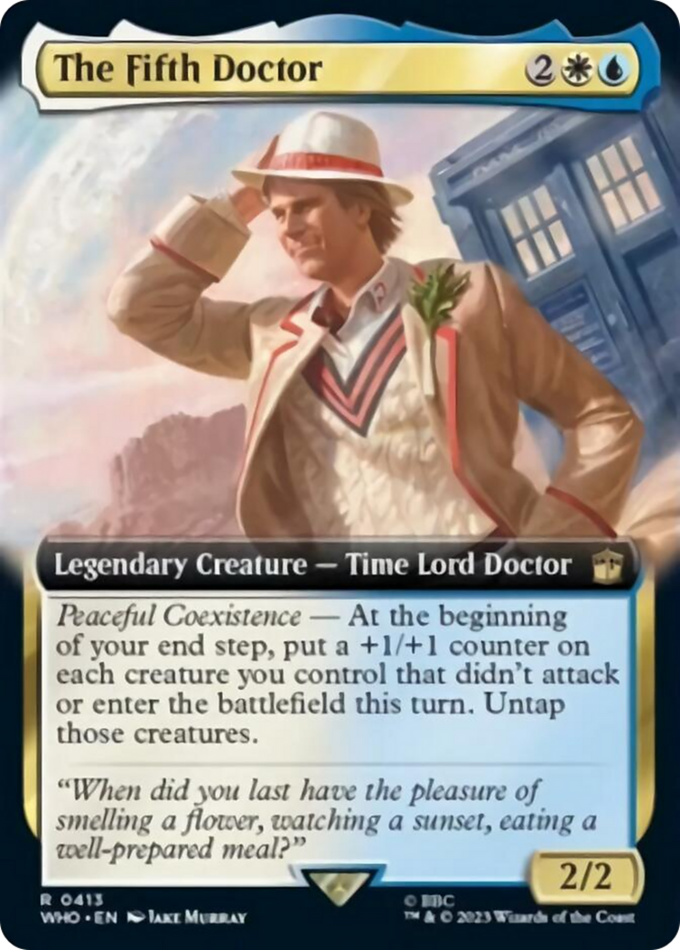 The Fifth Doctor (Extended Art) [Doctor Who] | Exor Games Bridgewater