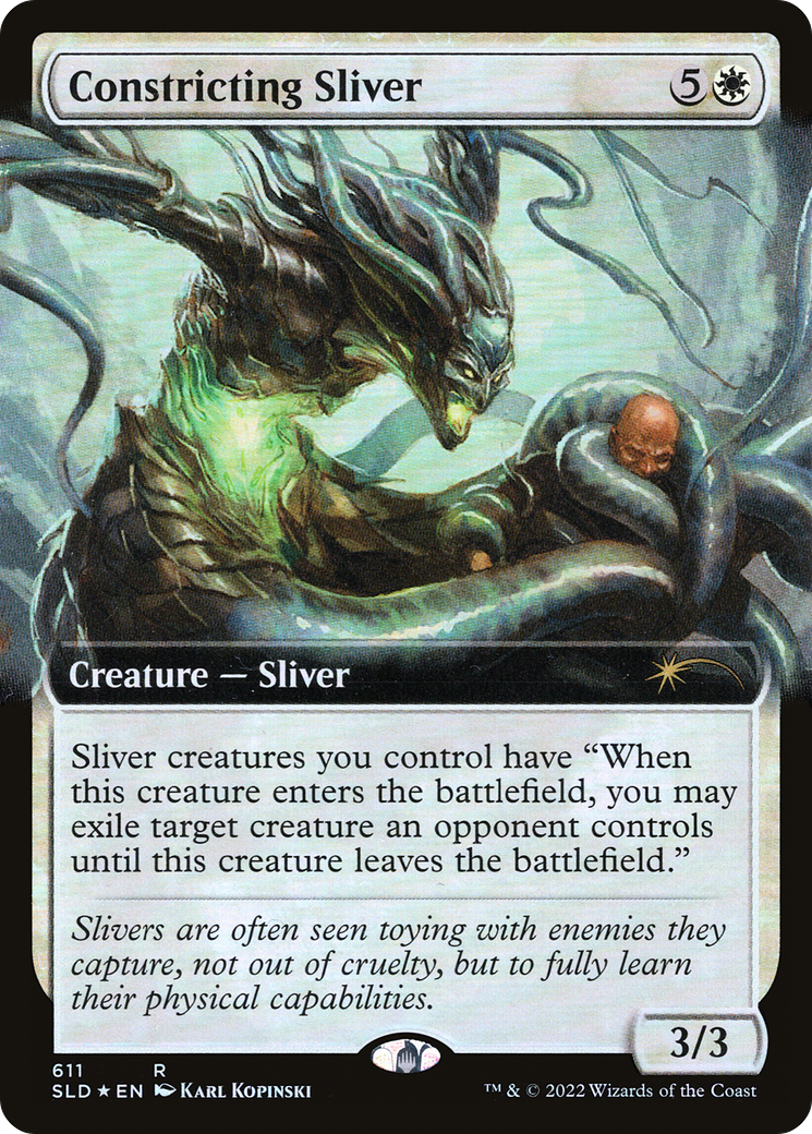 Constricting Sliver (Extended Art) [Secret Lair Drop Promos] | Exor Games Bridgewater