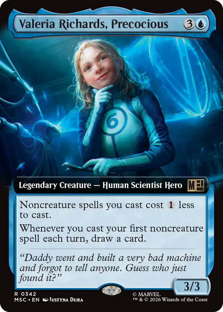 Valeria Richards, Precocious (Extended Art) [Marvel Super Heroes Commander] | Exor Games Bridgewater