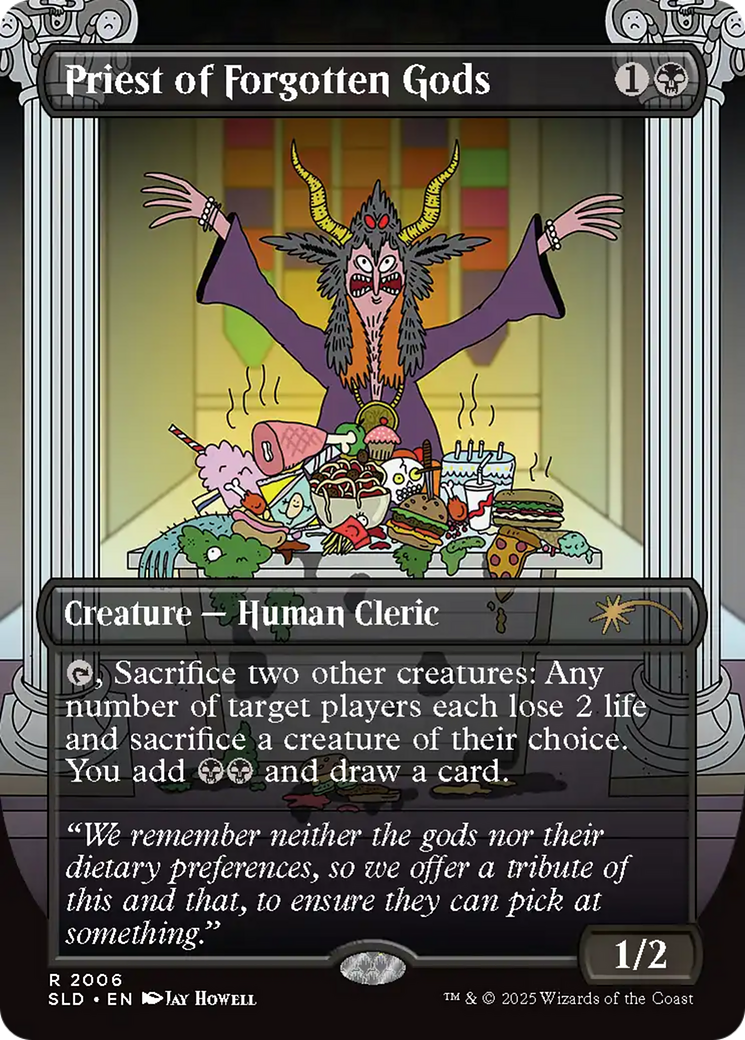 Priest of Forgotten Gods (Rainbow Foil) [Secret Lair Drop Series] | Exor Games Bridgewater