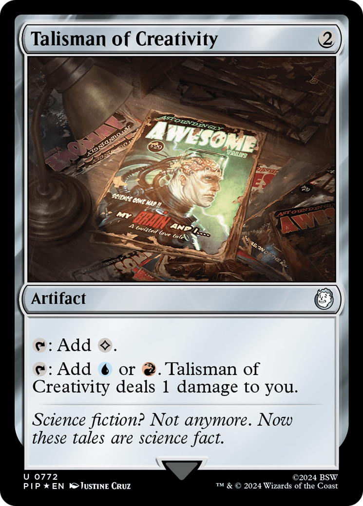 Talisman of Creativity (Surge Foil) [Fallout] | Exor Games Bridgewater